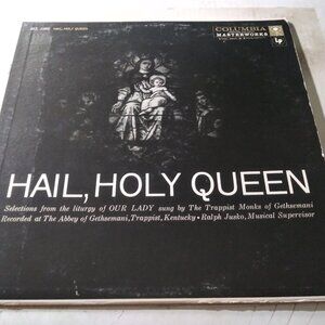 Trappist Monks Of The Abbey Of Gethsemani – Hail, Holy Queen VG Record & Booklet